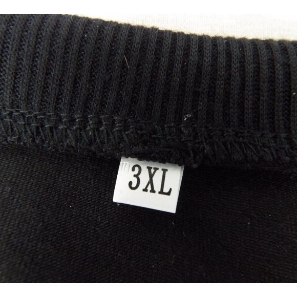 Women's Pull Over Tee Shirt 3 Button Neck  Long Sleeve 3XL New - Picture 3 of 5